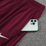 24/25  PSG Red Player version Half Pull Tracksuit  (球员版、半拉链)