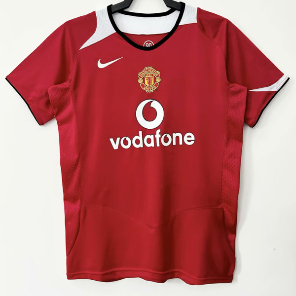 2005/2006 Man Utd Home Retro Soccer Jersey
