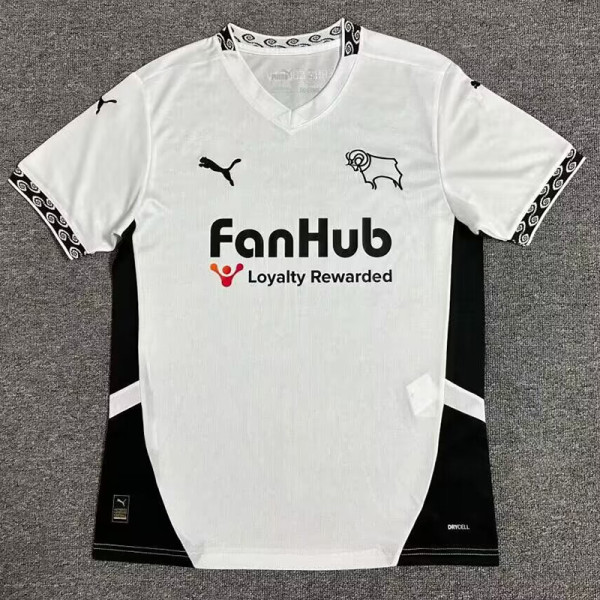 24/25 Derby County F.C Home Fans Soccer Jersey