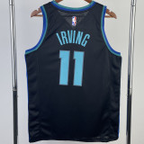 22/23 Dallas Mavericks IRVING #11 Blue Black Top Quality Hot Pressing NBA Jersey