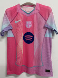 25 /26 BAR Pink Red Special Edition  Player Version Soccer Jersey