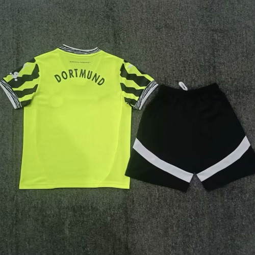 25/26 Dortmund Special Edition Green Kids Soccer Jersey