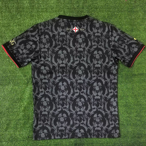 24/25 England Black Lion Head Special Edition Fans Soccer Jersey