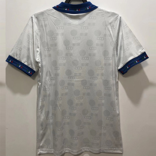 1994 Italy Away White Retro Soccer Jersey