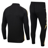 24/25 RMA Black Half Pull Kids Tracksuit  (半拉链、童装)
