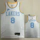 22/23 LAKERS BRYANT #8 White Top Quality Hot Pressing NBA Jersey (Retro Logo)