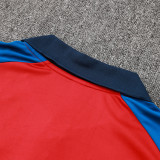 24/25 Spain Red Polo Collar Pants Set(C1101)