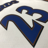 22/23 Wizards JORDAN #23 White Top Quality Hot Pressing NBA Jersey (Retro Logo)