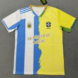 25/26  Argentina Brazil joint Edition  Fans Soccer Jersey(NAMA KAMU#10)