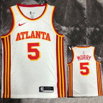 HAWKS MURRY #5 White Top Quality Hot Pressing NBA Jersey HAWKS MURRY #5 White Top Quality Hot Pressing NBA Jersey