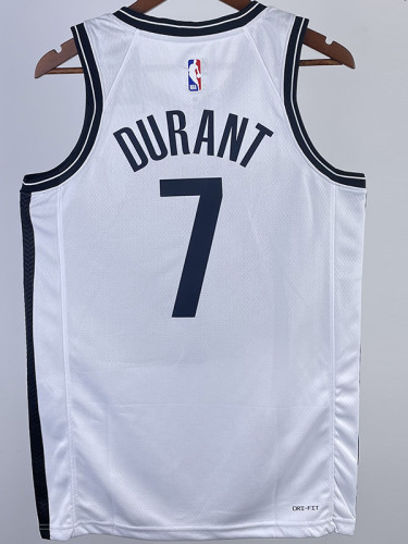 22/23 Nets DURANT #7 White Top Quality Hot Pressing NBA Jersey