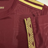 25/26 Mexico Red  Gold Cup(RUBBER BADGE)Fans Soccer Jersey红色胶章