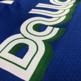 22/23 Dallas Mavericks DoNCIC #77 Blue City Edition Top Quality Hot Pressing NBA Jersey