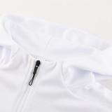 24/25 NM05 White Hooded Jacket Tracksuit