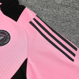 24/25 Inter Miami Pink Half Pull Tracksuit  (半拉链)
