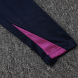 25/26  BAR Dark Blue Half Pull Tracksuit #B2502 (半拉链)