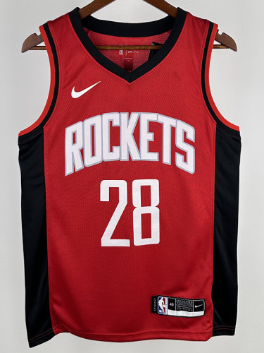 22/23 ROCKETS SENGUN #28 Red Away Top Quality Hot Pressing NBA Jersey