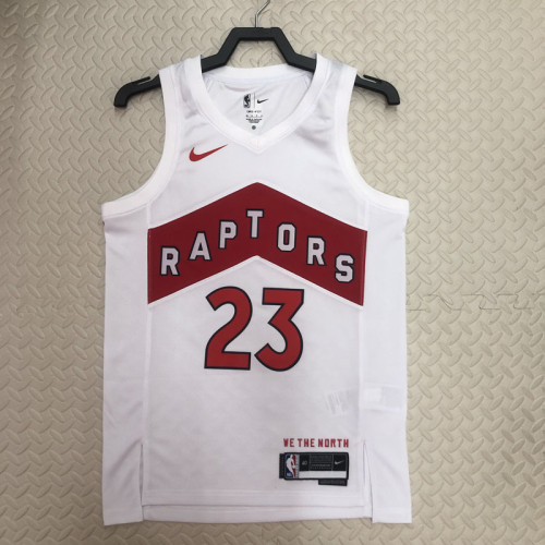 22/23 Raptors VANVLEET #23 White Top Quality Hot Pressing NBA Jersey