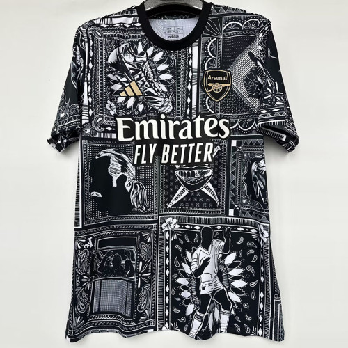 23/24 ARS Black 1:1 Special Edition Fans Training Shirts