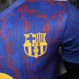 25 /26 BAR Purple Special Edition Player Version Soccer Jersey(黄大胸花）