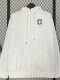 2024  Brazil white one sided hooded  Windbreaker （单面带帽风衣）