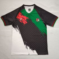 25/26 Palestino Deportivo Grey Black Fans Soccer Jersey 25/26 Palestino Deportivo Grey Black Fans Soccer Jersey