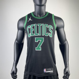 22/23 CELTICS BROWN #7 Black Top Quality Hot Pressing NBA Jersey (Trapeze Edition) 飞人版