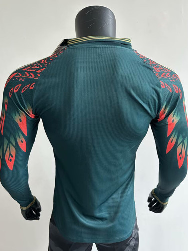25/26 Mexico Green Special Edition Long Sleeve Player Version Soccer Jersey