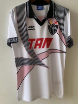 1996 Atletico Mineiro Away White Retro Soccer Jersey 1996 Atletico Mineiro Away White Retro Soccer Jersey