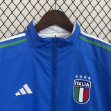 24/25  Italy White & Blue Double Sided Windbreaker (双面风衣)