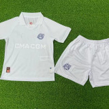 24/25 Marseille 125th Anniversary Edition White  Kids  Player Version Soccer Jersey