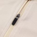 25/26  BAR Beige Half Pull Tracksuit #B2517 (半拉链)