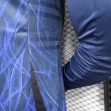 24/25 Japan Blue（Y-3)  Player Version  Long  Soccer Jersey(长袖）