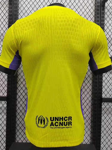 25/26 BAR Yellow Special Edition Player Version Soccer Jersey(队标）