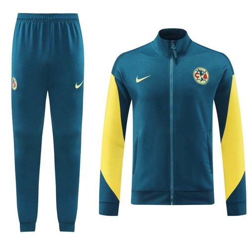 24/25 Club America Lake Blue Jacket Tracksuit(01)
