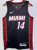 22/23 HEAT HERRO #14 Black Top Quality Hot Pressing NBA Jersey (V领）