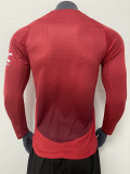 24/25 Man Utd  Home Long sleeve Player Version Soccer Jersey（长袖）