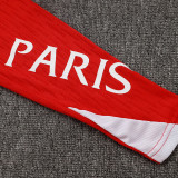 25/26  PSG Red  Half Pull Tracksuit #E2521 (半拉链)