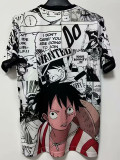 25/26 Japan One Piece Red Face Straw Hat  Fans  Soccer Jersey