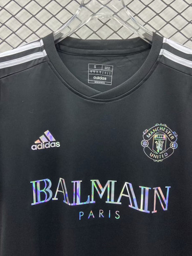 24/25 Man Utd black gradient T-shirt