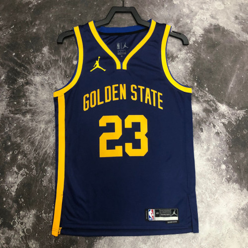 22/23 WARRIORS GREEN #23 Royal blue Top Quality Hot Pressing NBA Jersey (Trapeze Edition)
