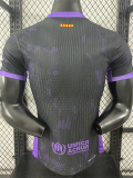 25 /26 BAR Black Purple Special Edition Player Version Soccer Jersey(紫色大胸花）