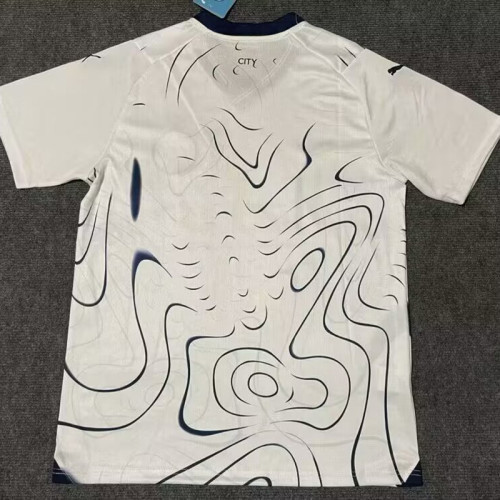 24/25 Man City White Special Edition Fans Soccer Jersey