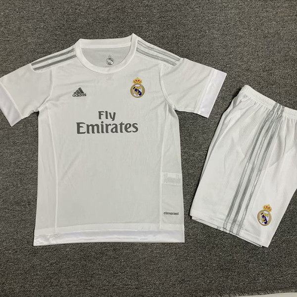 2015/2016 RMA Home Kids Retro Soccer Jersey