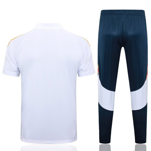 24/25  RMA White Polo Collar Pants Set(C1118)