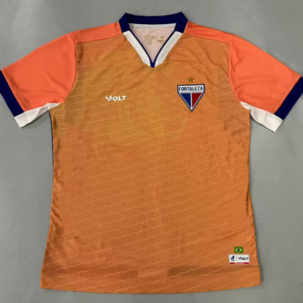 25/26 Fortaleza Goalkeeper Orange Fans Soccer Jersey