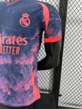 24/25 RMA Blue Blue Pink Special Edition Player Version Soccer Jersey