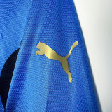 2006 Italy Home Long Sleeve Retro Soccer Jersey