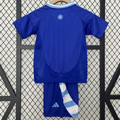 24/25  Argentina Away Kids Soccer Jersey