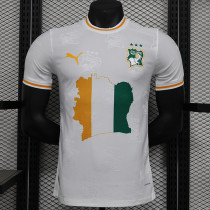 24/25 Cote d'Ivoire White Player Version Soccer Jersey 24/25 Cote d'Ivoire White Player Version Soccer Jersey